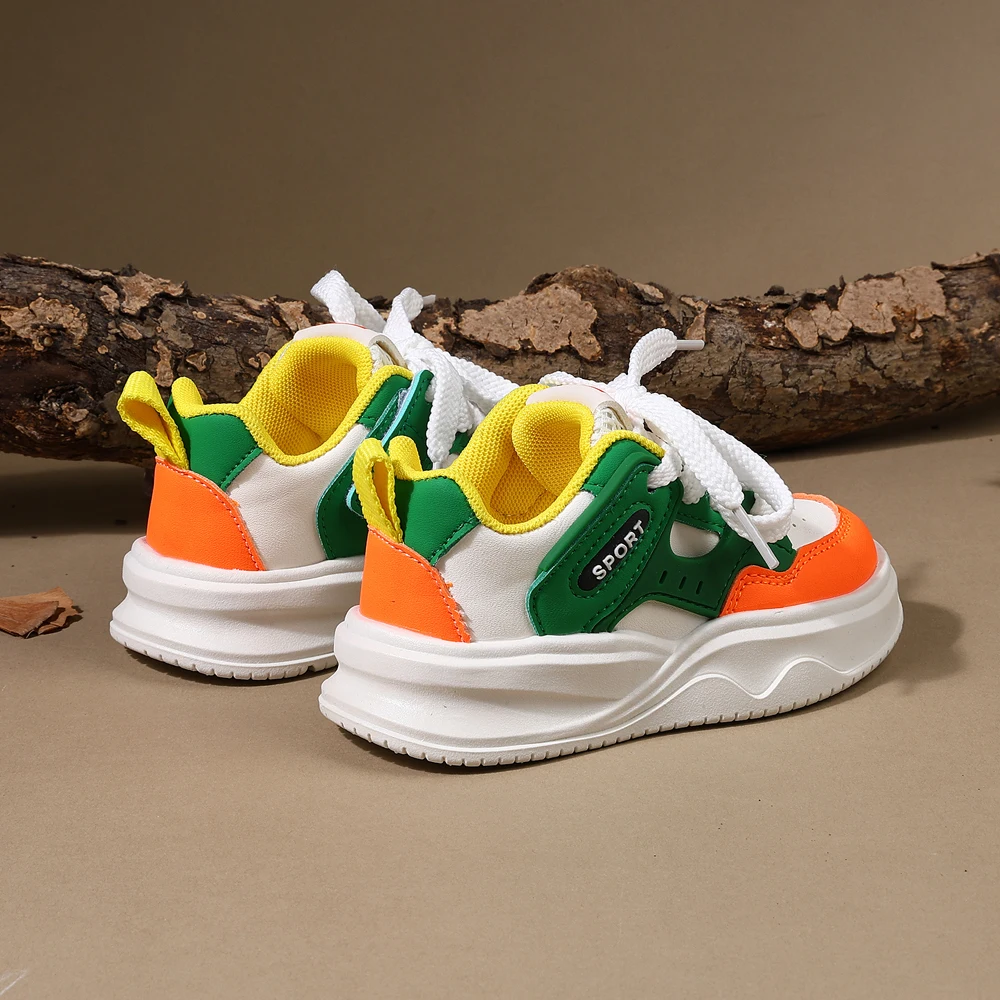 Children Shoes 2025 New Spring Toddler Kids Sport Shoes Soft Sole Breathable Outdoor Tennis Fashion Boys Sneakers