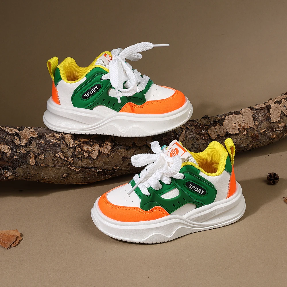 Children Shoes 2025 New Spring Toddler Kids Sport Shoes Soft Sole Breathable Outdoor Tennis Fashion Boys Sneakers