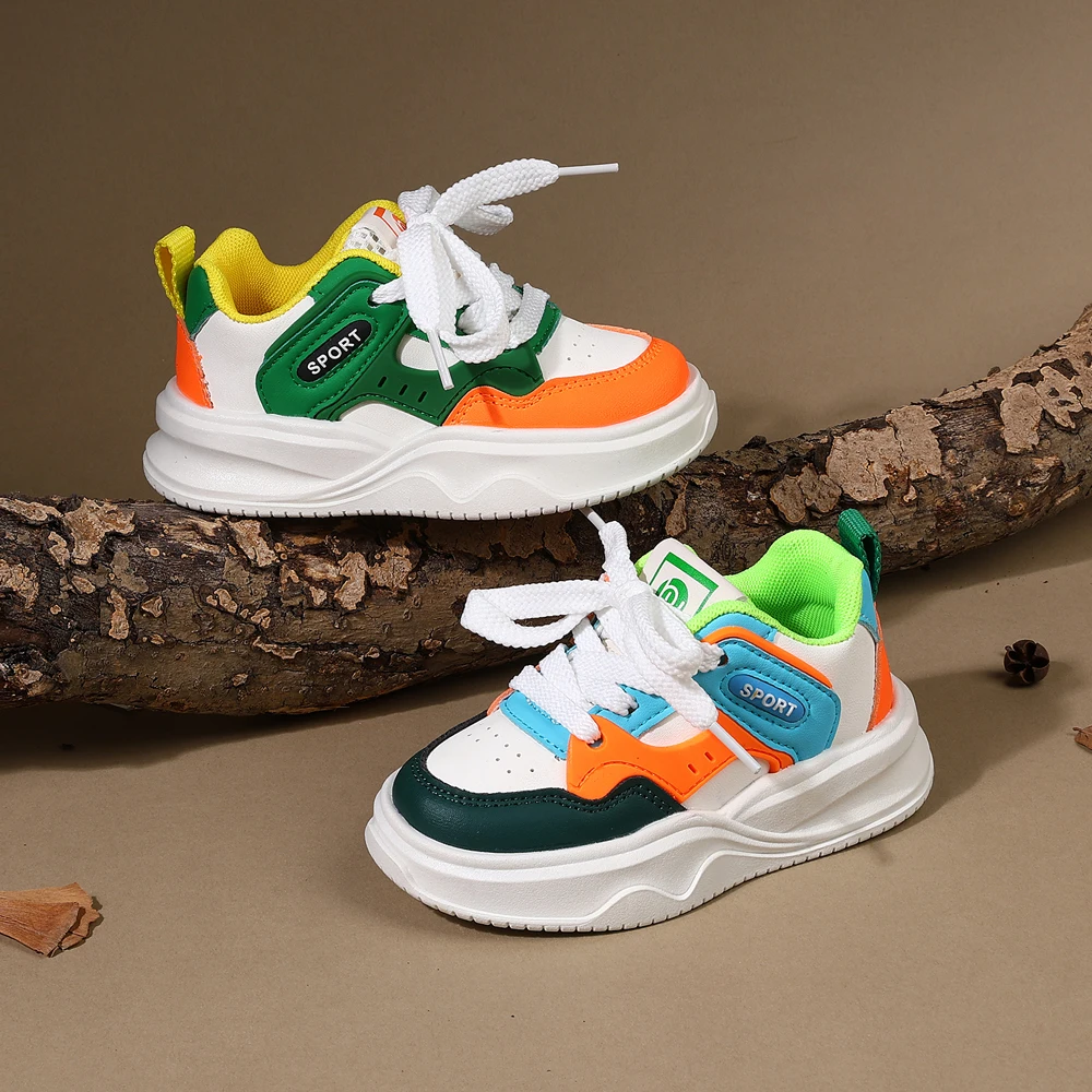 Children Shoes 2025 New Spring Toddler Kids Sport Shoes Soft Sole Breathable Outdoor Tennis Fashion Boys Sneakers