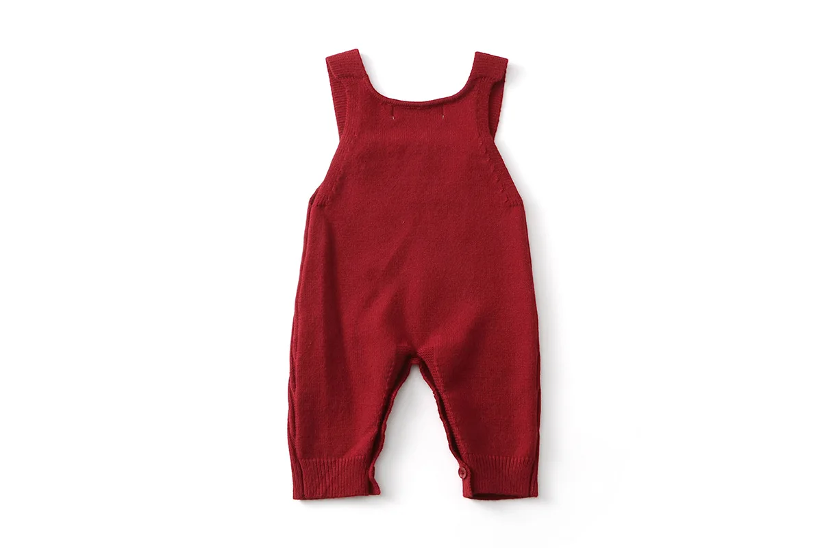 MILANCEL New Spring Baby Overall 3M-6Y Solid Color Infant Girls Knit Rompers 6 Colors Versatile Children Suspenders Jumpsuit