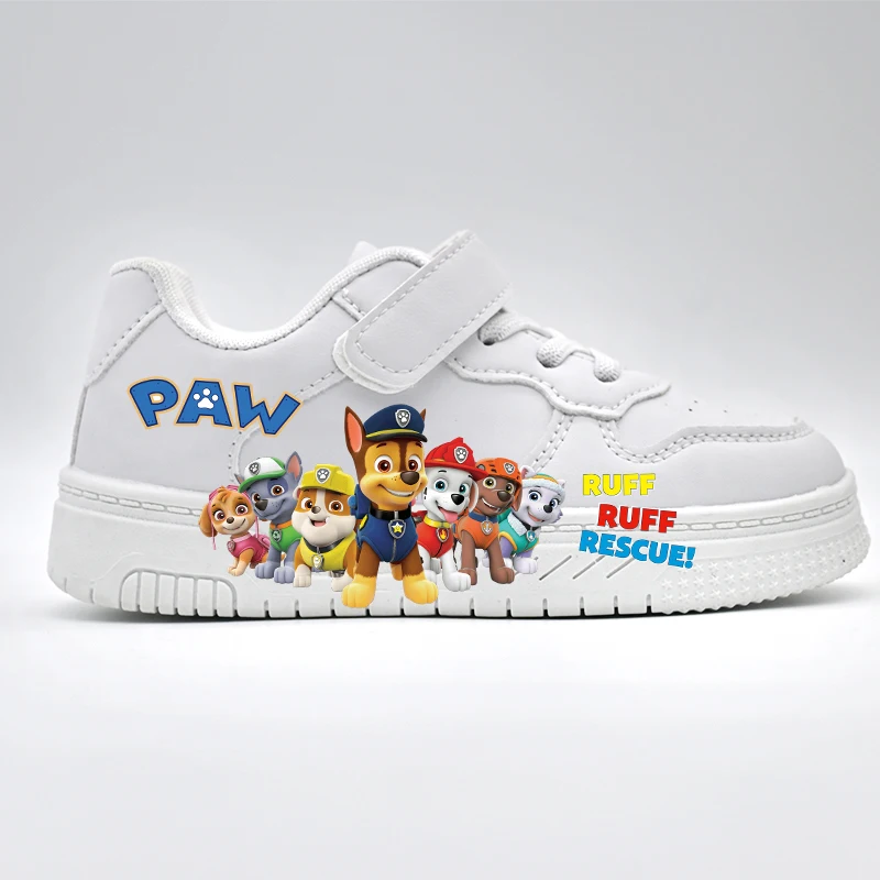 Kids New Paw Patrol Cartoon Casual Shoes Children's New Cute White Sport Shoes Boys Girls Anti-slip Outdoor Breathable Sneakers