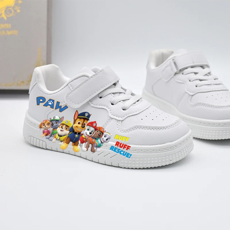 Kids New Paw Patrol Cartoon Casual Shoes Children's New Cute White Sport Shoes Boys Girls Anti-slip Outdoor Breathable Sneakers