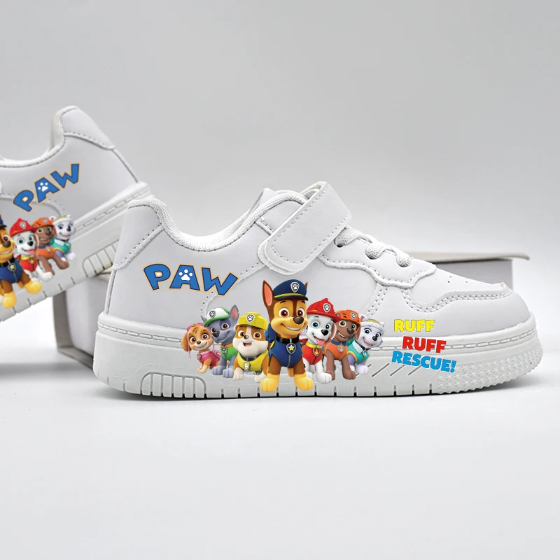 Kids New Paw Patrol Cartoon Casual Shoes Children's New Cute White Sport Shoes Boys Girls Anti-slip Outdoor Breathable Sneakers