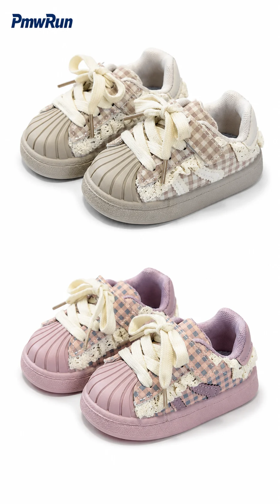 Korean Style Sport Shoes For Children Ergonomics Anti-slippery Kid's Sneakers Trend Fashion Boy's Girl's Running Footwear