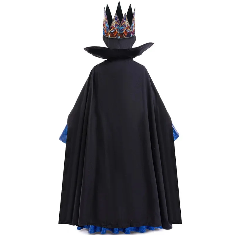 Children's Day Movie Snow White Evil Queen Cosplay Costume Party Dresses For Girls Poison Queen Dresses Kids Girl Princess Dress