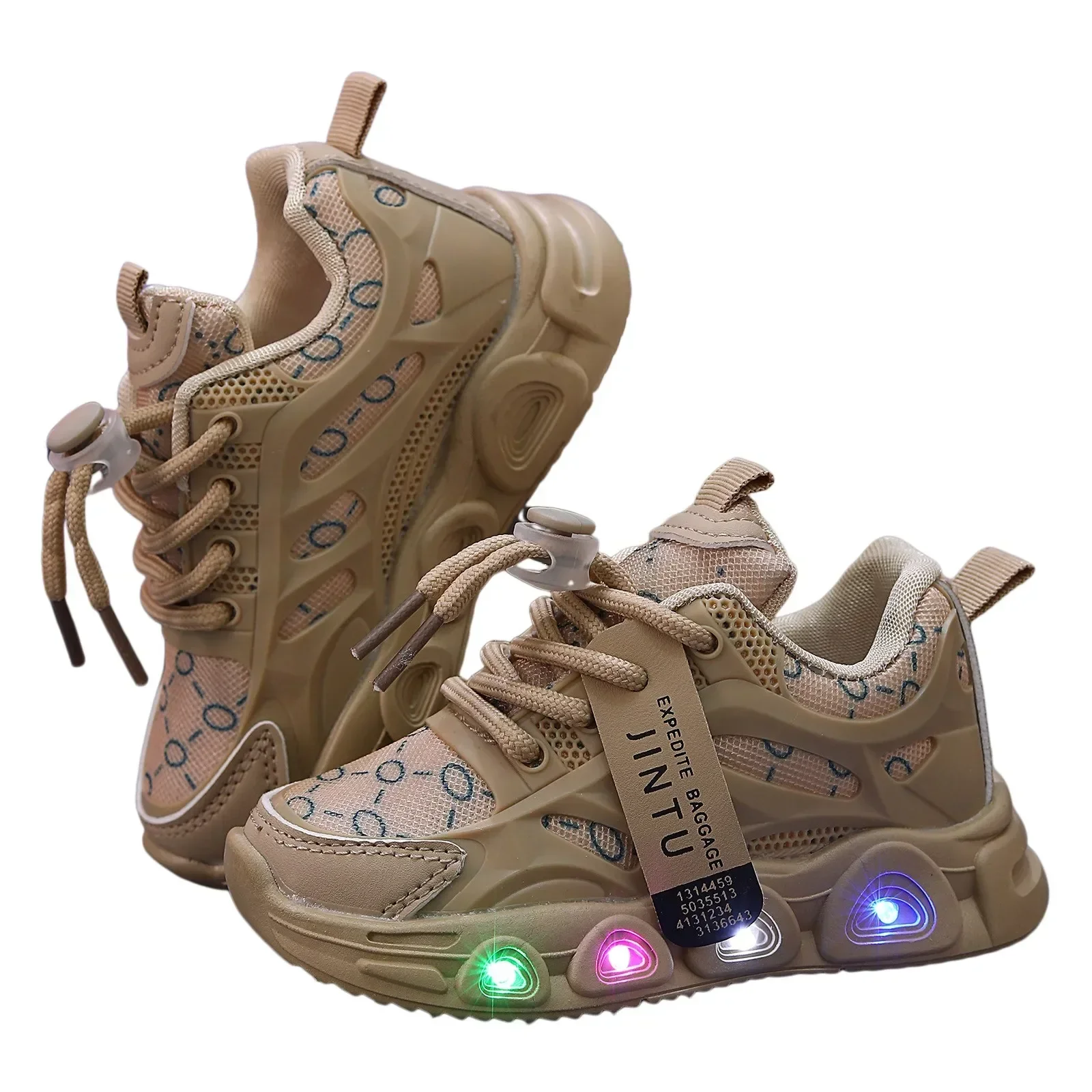 Children's Casual Shoes 2026 Autumn Style Net Breathable Non-slip Running Shoes For Boys And Girls Comfortable Outdoor Footwear