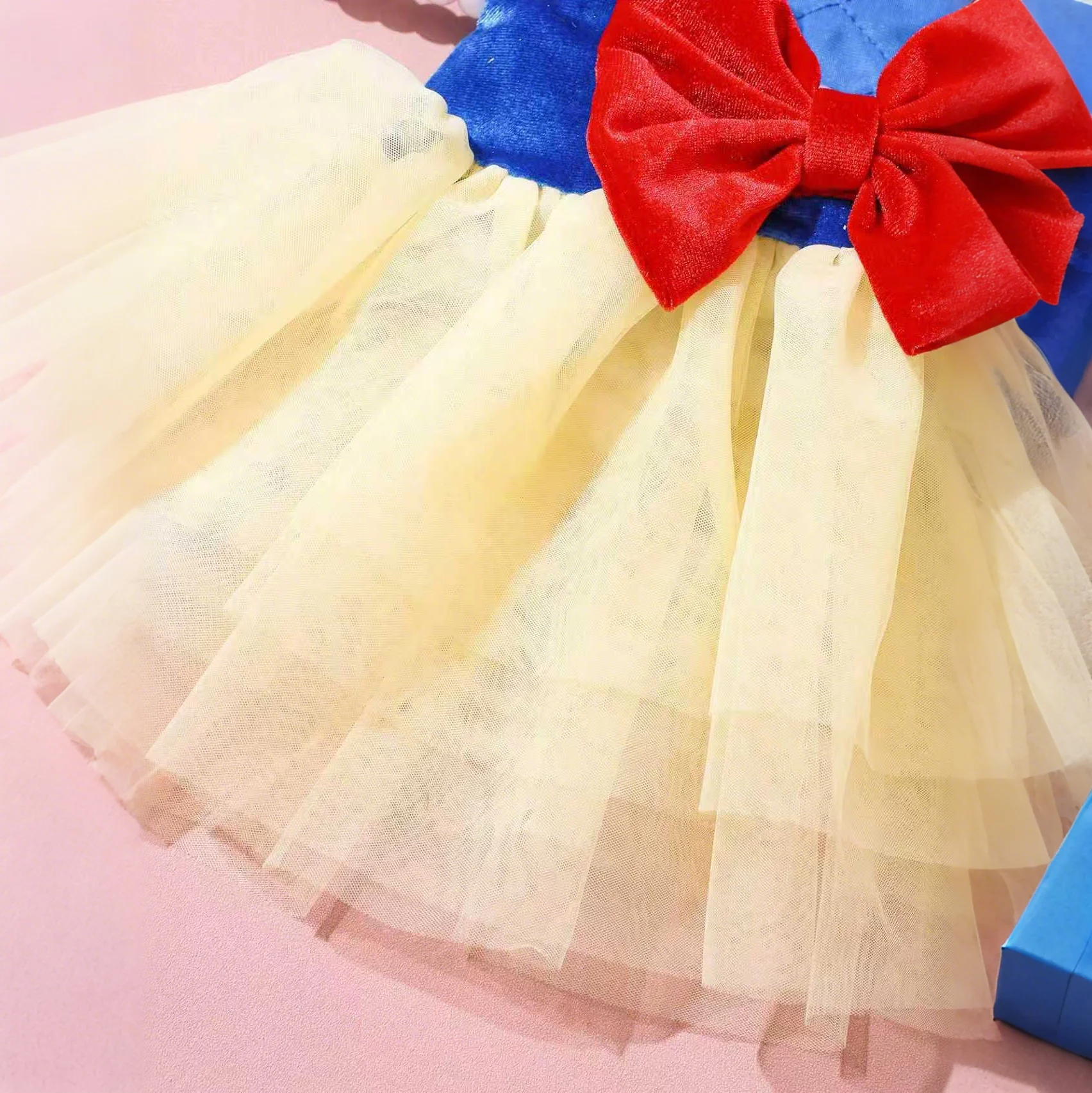 Newborn bowknot Tulle princess dress with bow headband newborn girl photoshoot outfits 1 month 100 days baby photo props