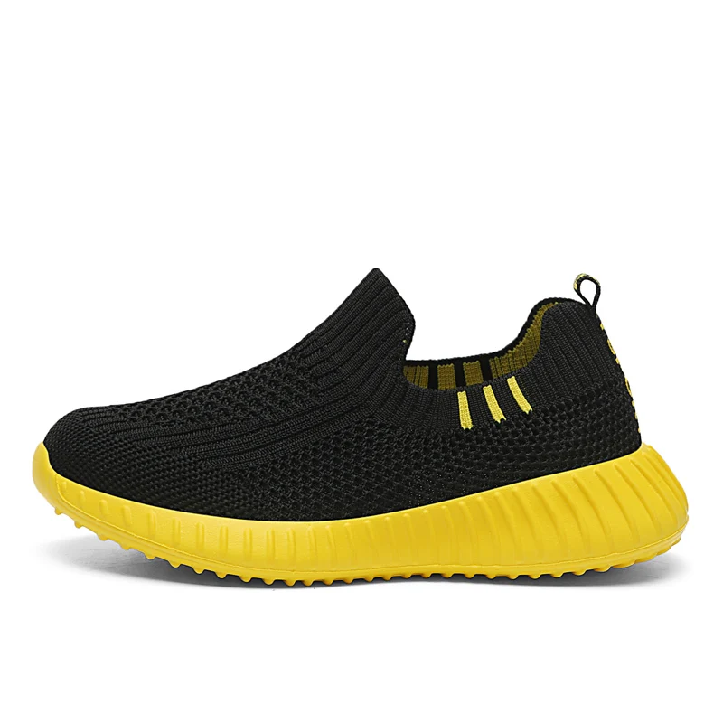 Running Sport Shoes Kids Shoes Boys Children Socks Sneakers Big Girls Breathable Mesh School Shoe Soft Sole Casual Walking Tenis