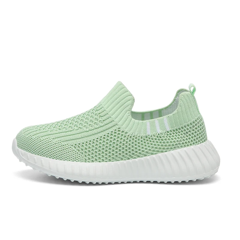 Running Sport Shoes Kids Shoes Boys Children Socks Sneakers Big Girls Breathable Mesh School Shoe Soft Sole Casual Walking Tenis