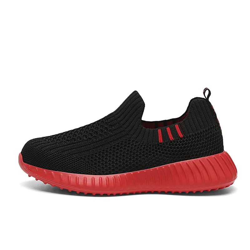 Running Sport Shoes Kids Shoes Boys Children Socks Sneakers Big Girls Breathable Mesh School Shoe Soft Sole Casual Walking Tenis