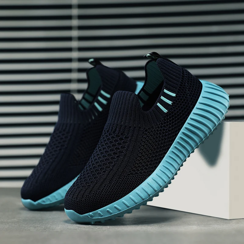 Running Sport Shoes Kids Shoes Boys Children Socks Sneakers Big Girls Breathable Mesh School Shoe Soft Sole Casual Walking Tenis