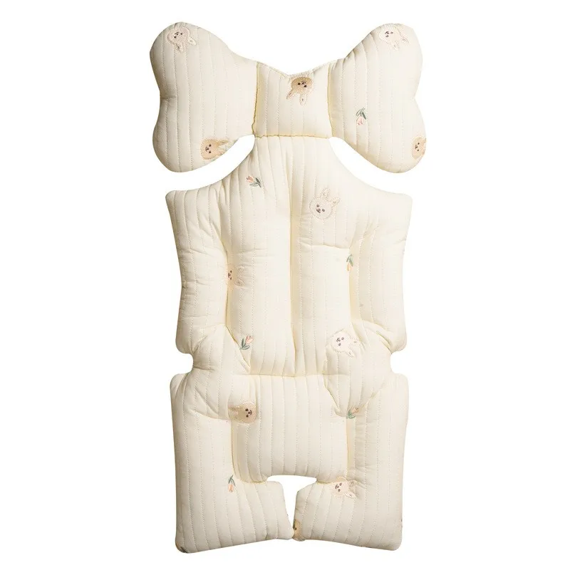 Thicken Baby Stroller Seat Cushion Pad for Car Puchair Liner Mat Cotton Breathable Cart Mattress Infant Newborn Pram Accessories