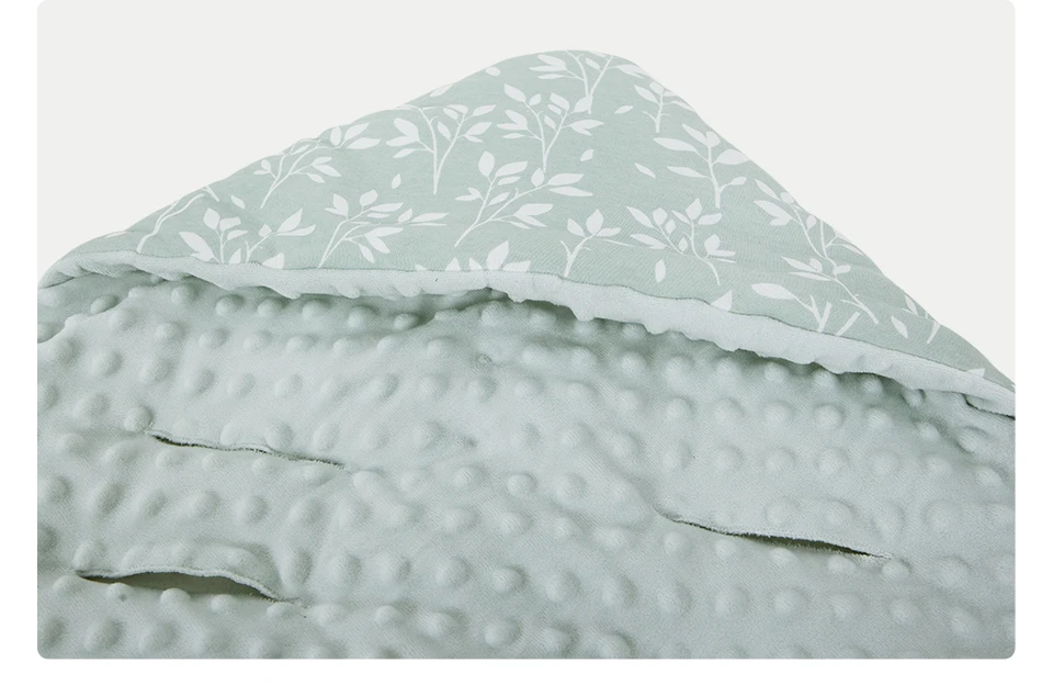 Infant Car Seat Blanket With Windproof Hooded 90*90Cm Double Sides Usable Autumn Winter Warm For Boys Girls Baby Blanket