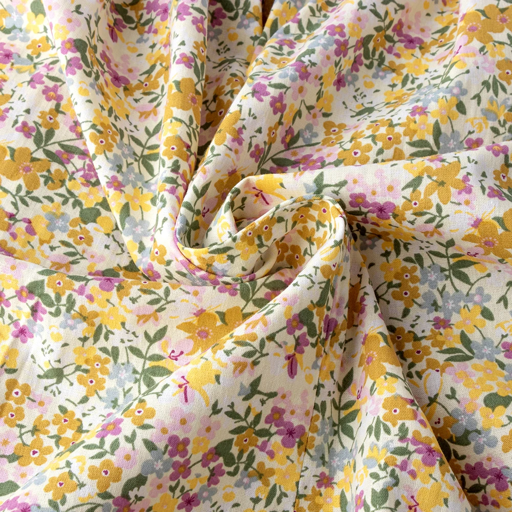 Floral Summer Dress for 1 2 3 4 5 6 Years Girls Smocking Design with Flying Sleeve Baby Toddler Daily Cute Clothes