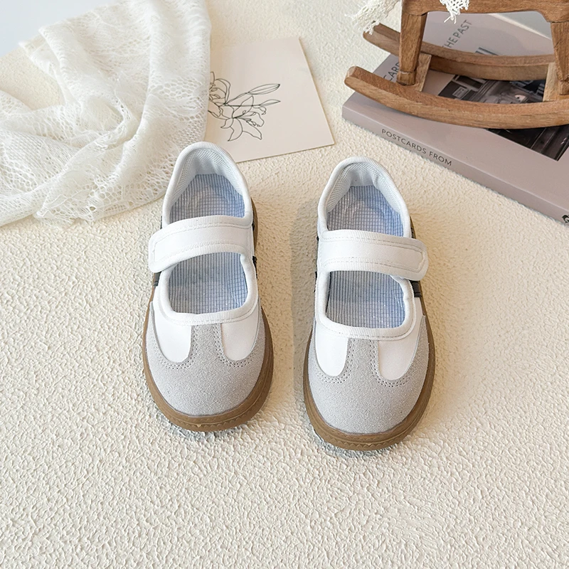 Children's Casual Sneakers for Ages 3-18 Red Boys' and Girls' All-Season Shoes White Soft-Sole Anti-Slip Training Shoes for Kids
