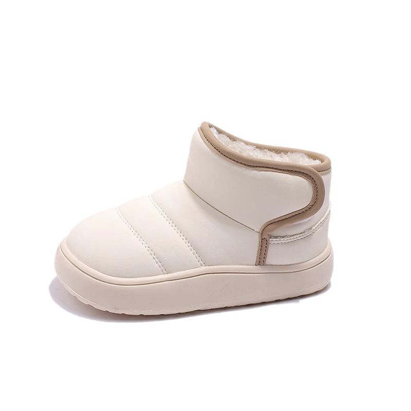 Autumn Winter Baby Boys Girls Snow Boots Children Outdoor Plush Shoes Anti-Slippery Infant Casual Shoes Waterproof Kids Boots