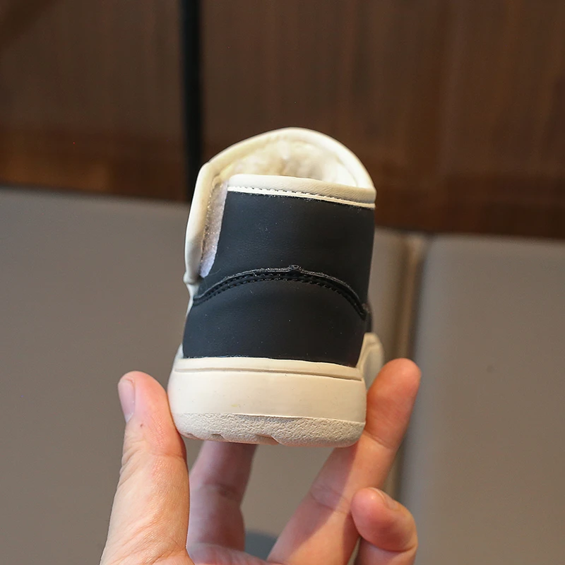Autumn Winter Baby Boys Girls Snow Boots Children Outdoor Plush Shoes Anti-Slippery Infant Casual Shoes Waterproof Kids Boots