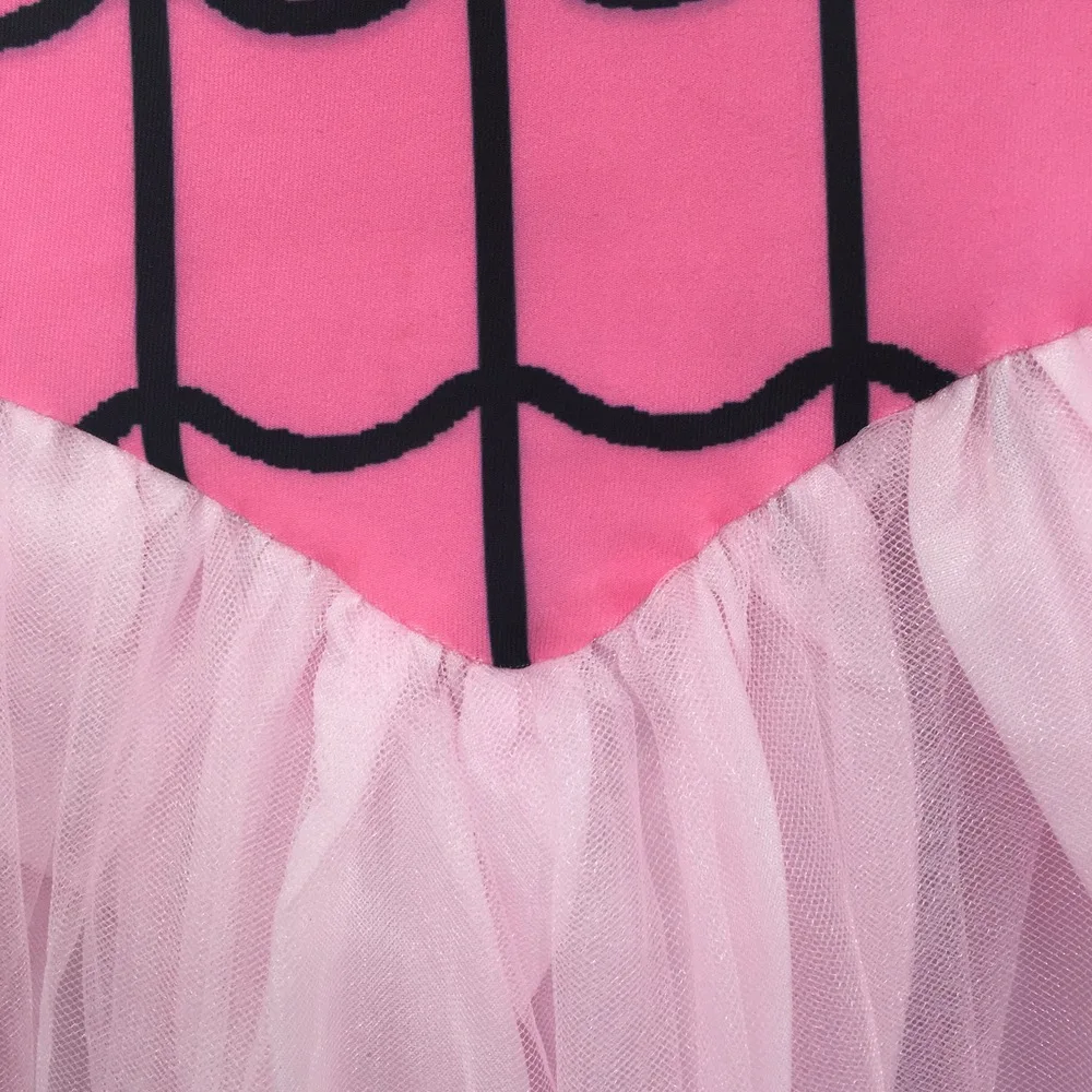 Hot girl children's costume cosplay costume cool 3-12-year-old children's Christmas costume Halloween little girl pink dress new