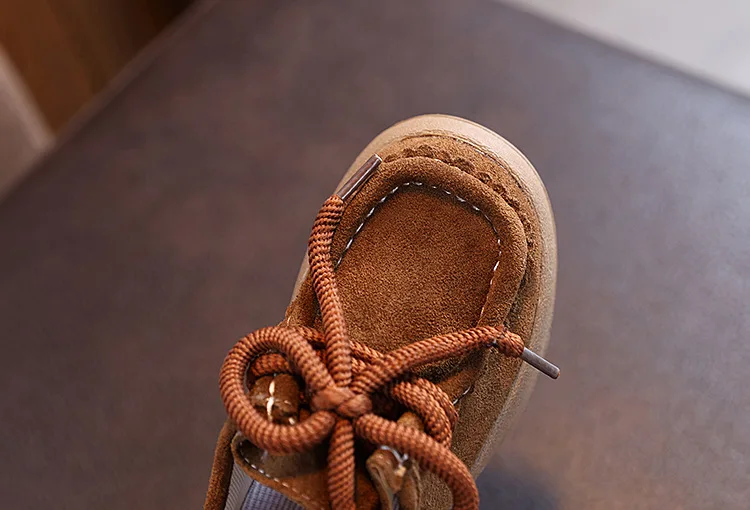 2026New Fashion Children Casual Shoes Retro Soft Sole Kids Leather Shoes Round Toes Boys Girls Flat Shoes Classic British Style