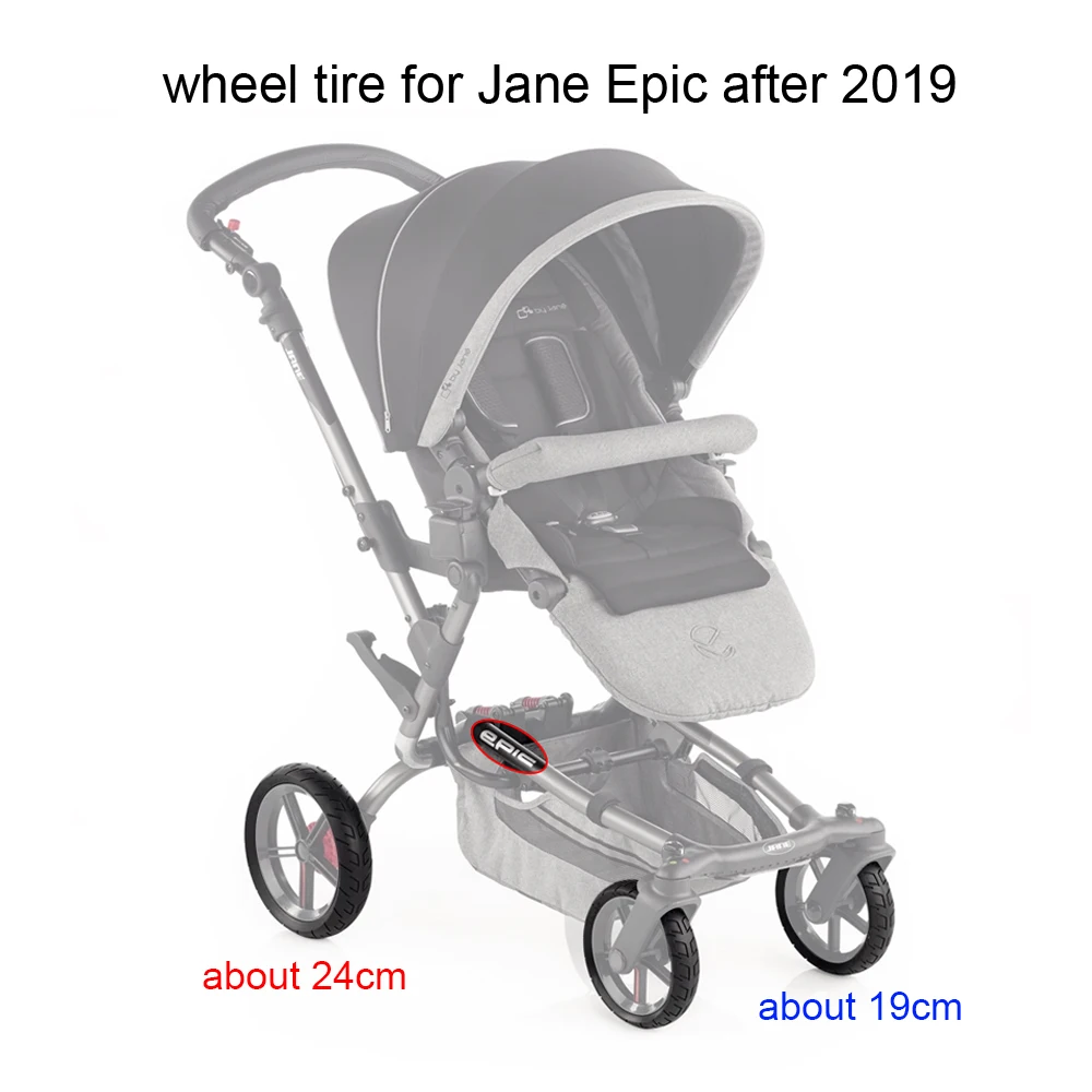 All Terrain Buggy Tire For Jane Epic After 2019 Front Or Rear Wheel Tyre Cover With Tread Tubeless Replace Baby Accessories