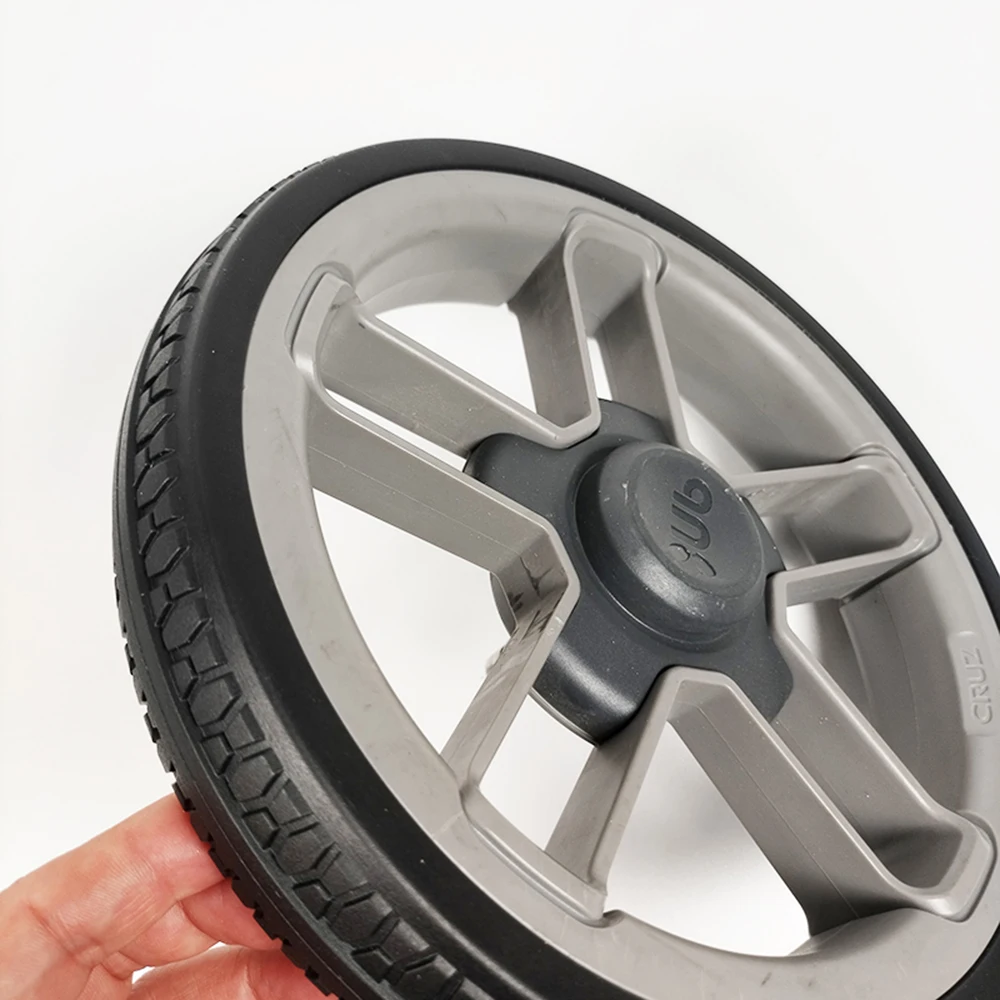 Stroller Wheel Tire Each For Uppababy Cruz V1/V2 Buggy Front Or Rear Tyre Cover PU Tubeless Direct Replacement Baby Accessories