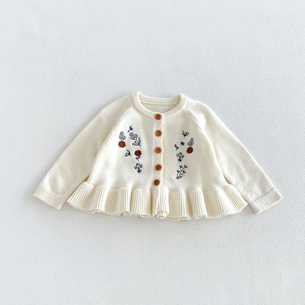 MILANCEL Kids Dress Autumn 1-6T Sweet Floral Dress for Girls Loose Children's Clothing Korean Version Girls Princess Dress