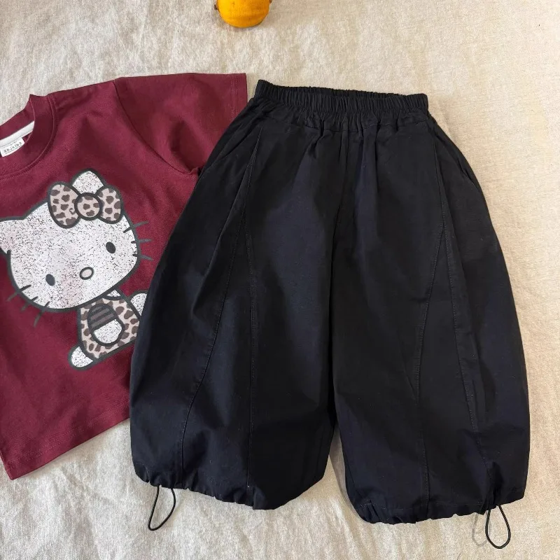 Kids Boys Pants Bellbell Summer Children Boys Lantern Pants Thin Casual Elastic Waist Infant Babys Boys Trousers 1-10Y Boys Pant