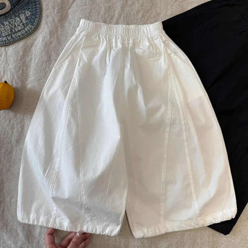 Kids Boys Pants Bellbell Summer Children Boys Lantern Pants Thin Casual Elastic Waist Infant Babys Boys Trousers 1-10Y Boys Pant