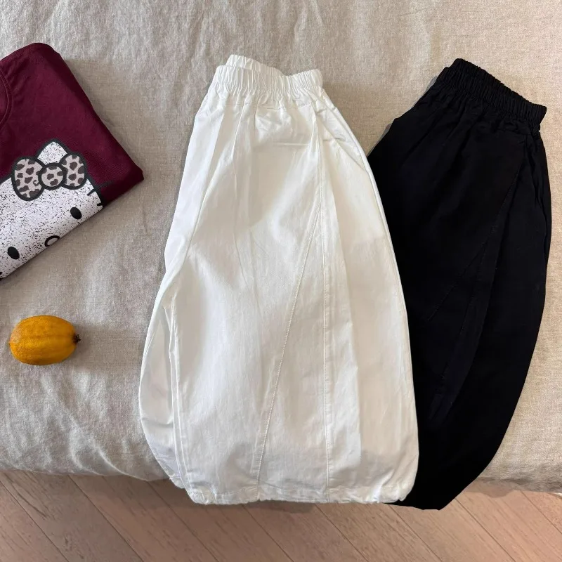 Kids Boys Pants Bellbell Summer Children Boys Lantern Pants Thin Casual Elastic Waist Infant Babys Boys Trousers 1-10Y Boys Pant