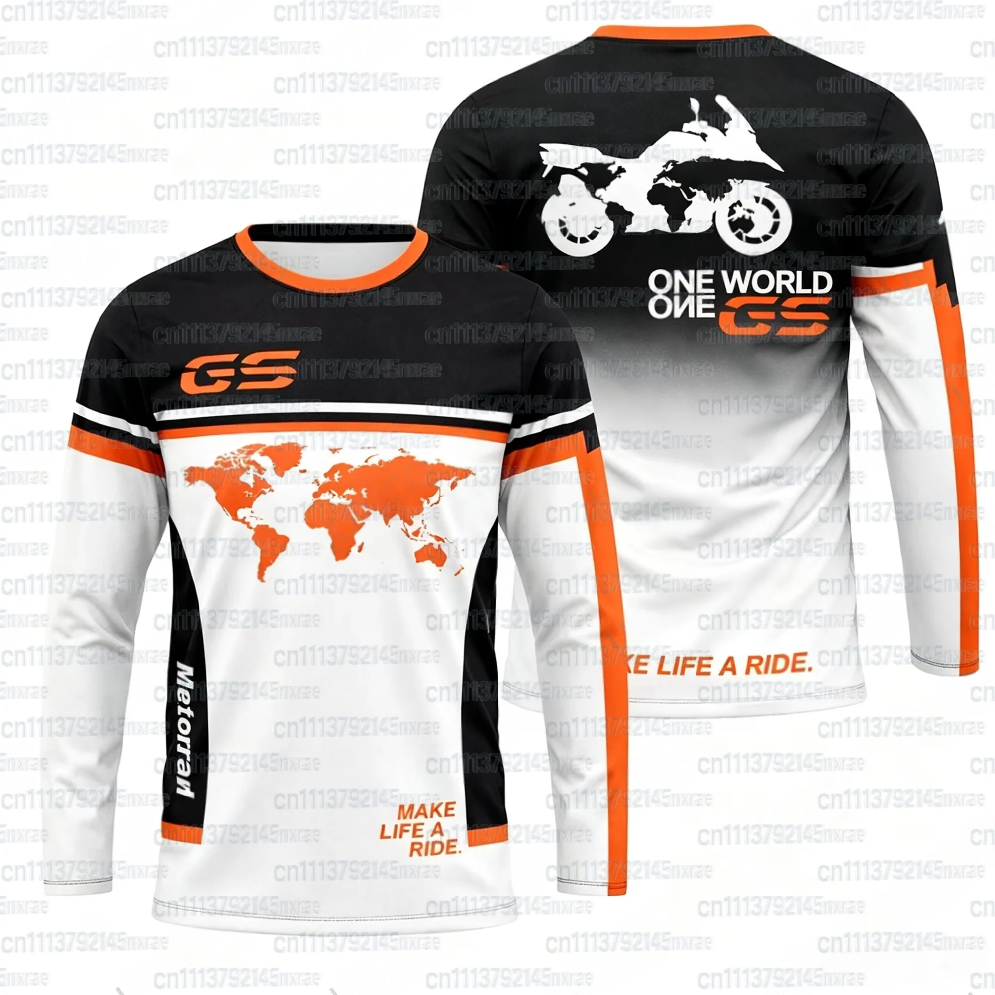 2026 Men's GS Motorcycle Adventure Long Sleeve T-Shirt Quick Dry Breathable Moto Jersey for Biker  Riding Tee Family Match 2026
