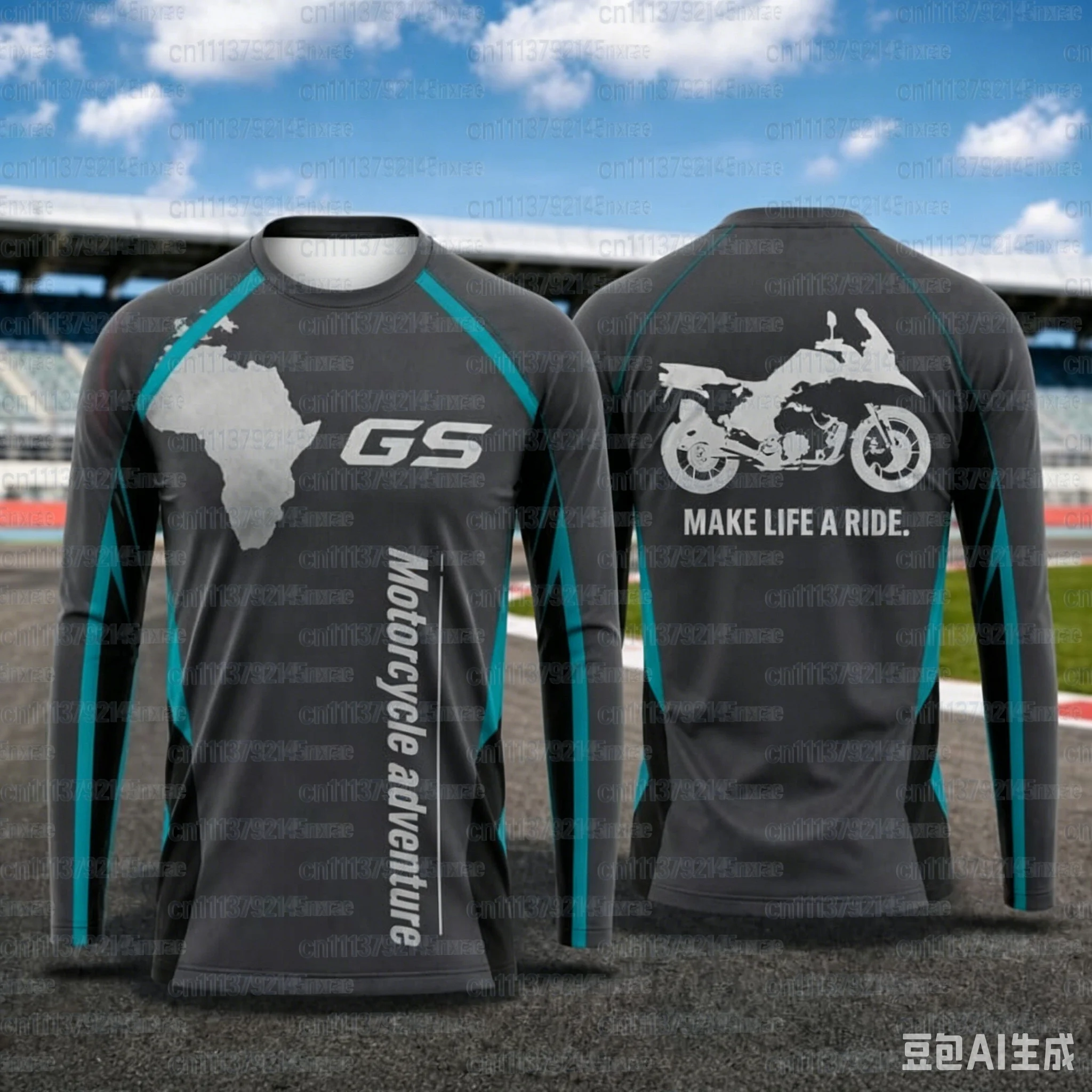 2026 Men's GS Motorcycle Adventure Long Sleeve T-Shirt Quick Dry Breathable Moto Jersey for Biker  Riding Tee Family Match 2026