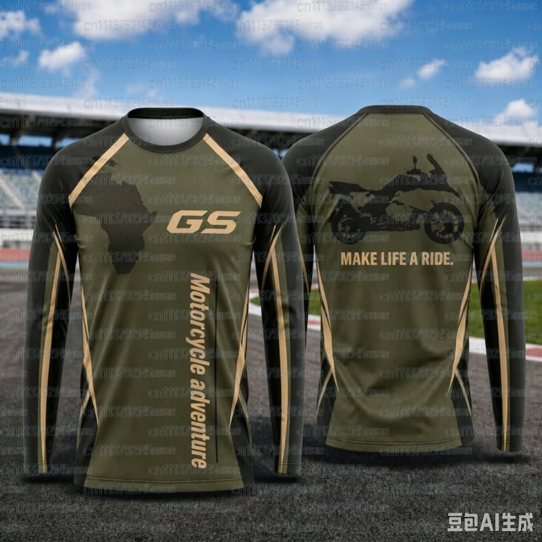 2026 Men's GS Motorcycle Adventure Long Sleeve T-Shirt Quick Dry Breathable Moto Jersey for Biker  Riding Tee Family Match 2026