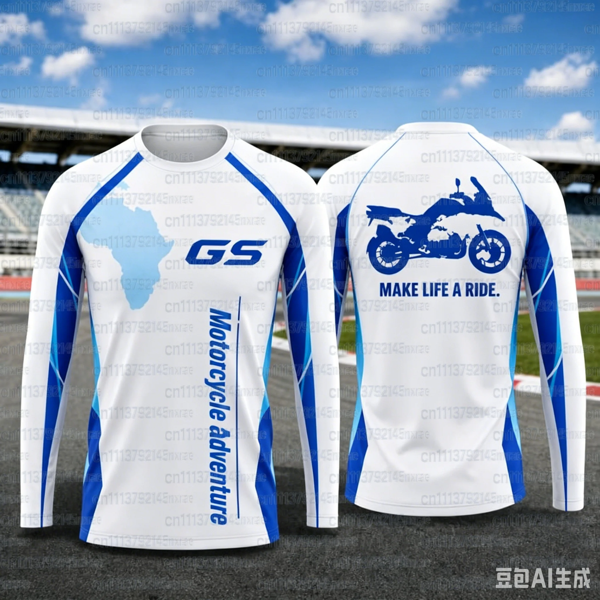 2026 Men's GS Motorcycle Adventure Long Sleeve T-Shirt Quick Dry Breathable Moto Jersey for Biker  Riding Tee Family Match 2026