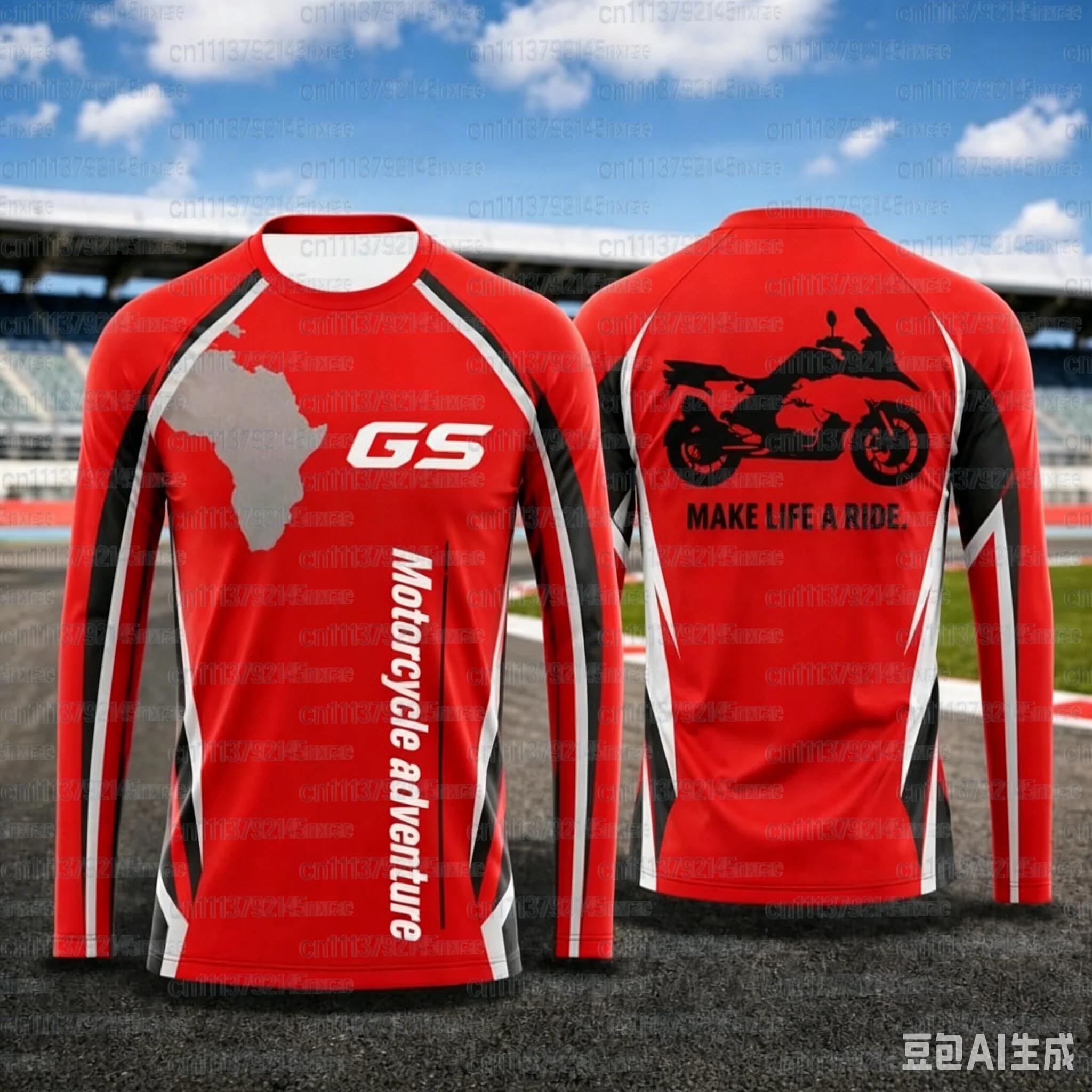 2026 Men's GS Motorcycle Adventure Long Sleeve T-Shirt Quick Dry Breathable Moto Jersey for Biker  Riding Tee Family Match 2026