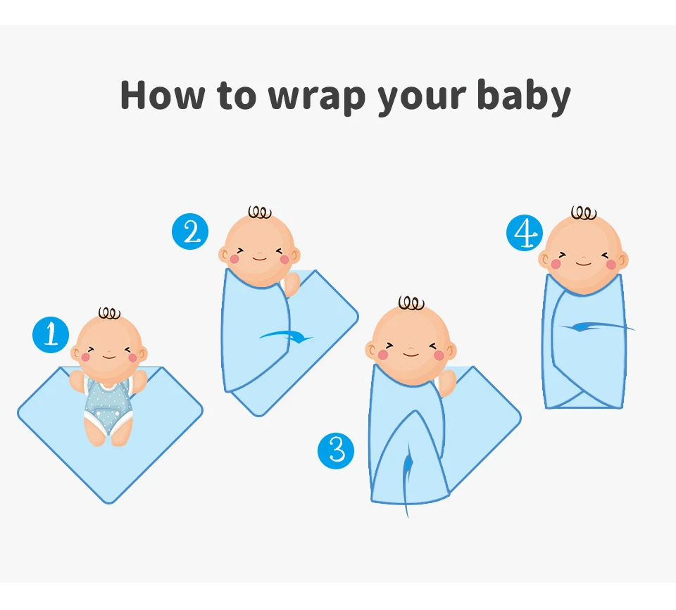 Baby Blankets 90*70cm Knitted Newborn Infant Kids Boys Girls Ultra-Soft Cotton Muslin Swaddle Wrap Stuff Toddler Comforter Sheet