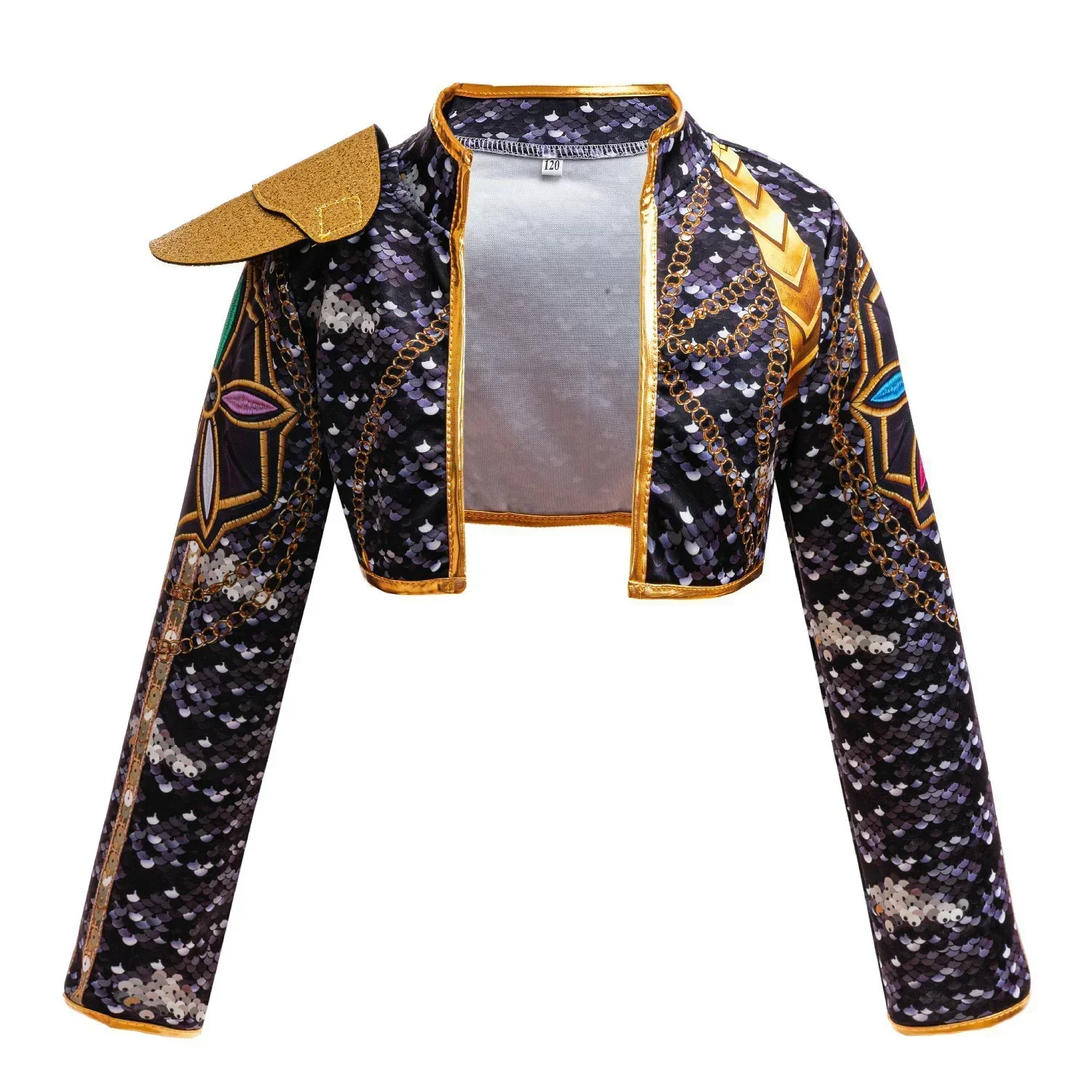 Girls Idol Stage Costume Kids Hip Hop Jazz Dance Outfit Crop Top Jacket Skirt Shorts Concert Performance Cosplay Suits