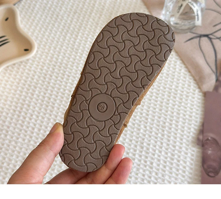 2025Autumn Winter Baby Boys Girls Boots Oxford Suede Children Casual Shoes Outdoor Anti-slip Infant Shoes Plush Kids Ankle Boots
