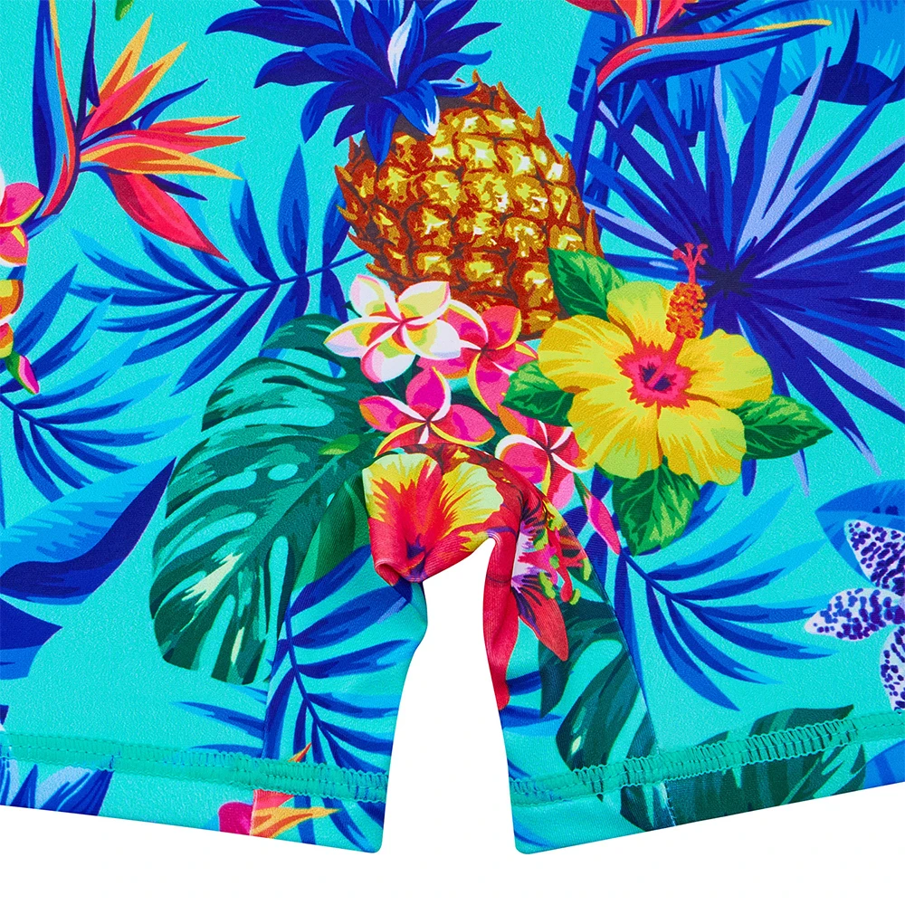 Girls' swimsuit Little Girl Long Sleeve Front Zipper Swimwear Kids Single suits and cut 4-12 Years Children One Piece Swim suits