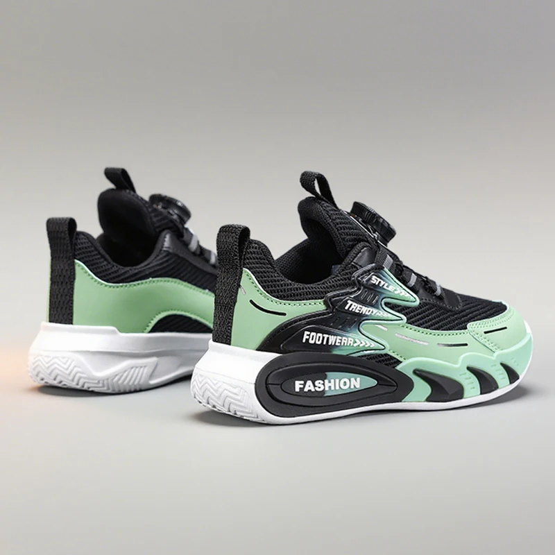Lightweight Breathable Kids Casual Shoes for 5-16Year Old Boys Sport Running Anti Slip Outdoor Comfortable Flat Walking Sneaker