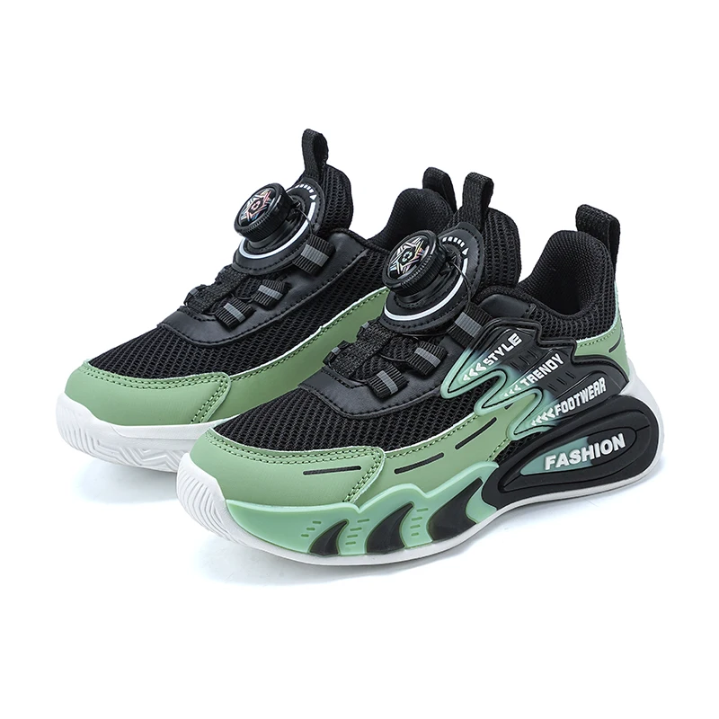 Lightweight Breathable Kids Casual Shoes for 5-16Year Old Boys Sport Running Anti Slip Outdoor Comfortable Flat Walking Sneaker
