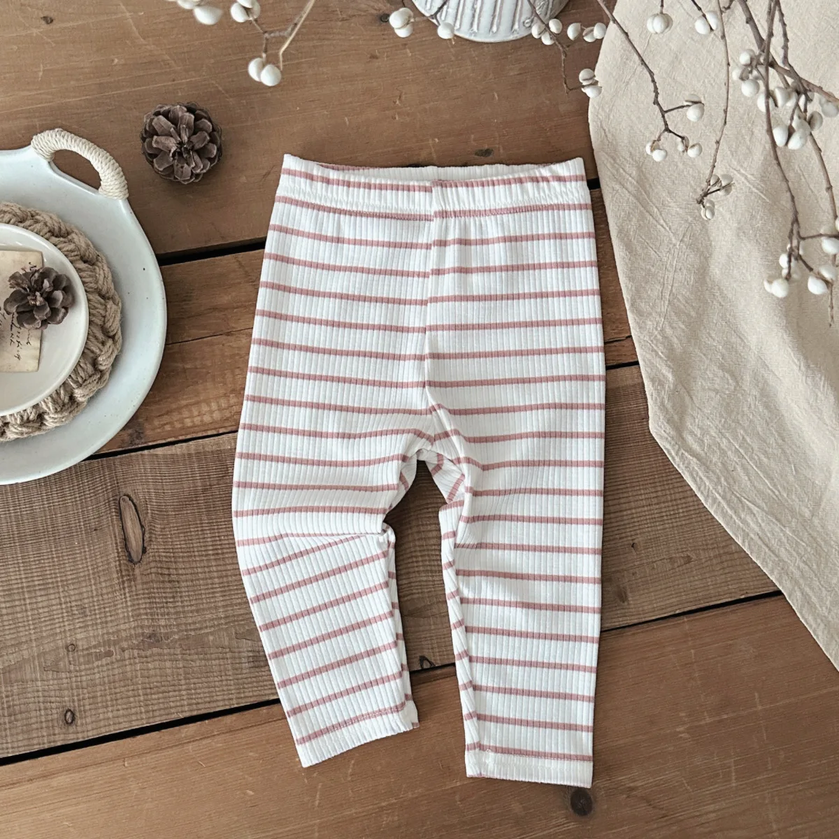 2Pcs Set New Baby Clothes Infantil Newborn Baby Outfits Clothes Ice Cream Patchwork Top+Stripe Trousers Set 0-3Y