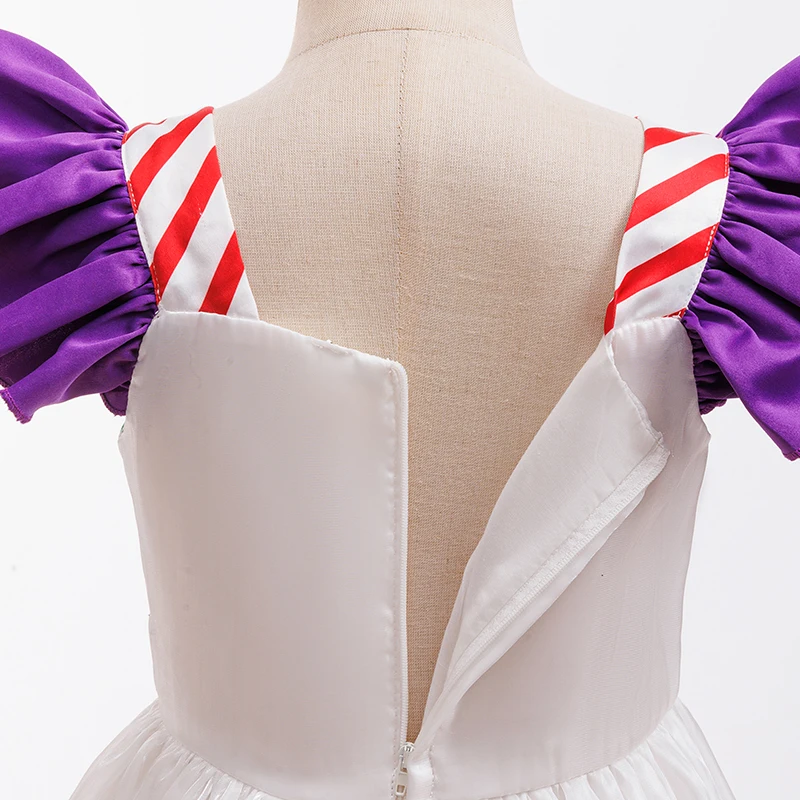 New Girl's Casual Dress Cartoon Anime Girl Same Style Little Flying Sleeve Dress Carnival 3-10 Years Old