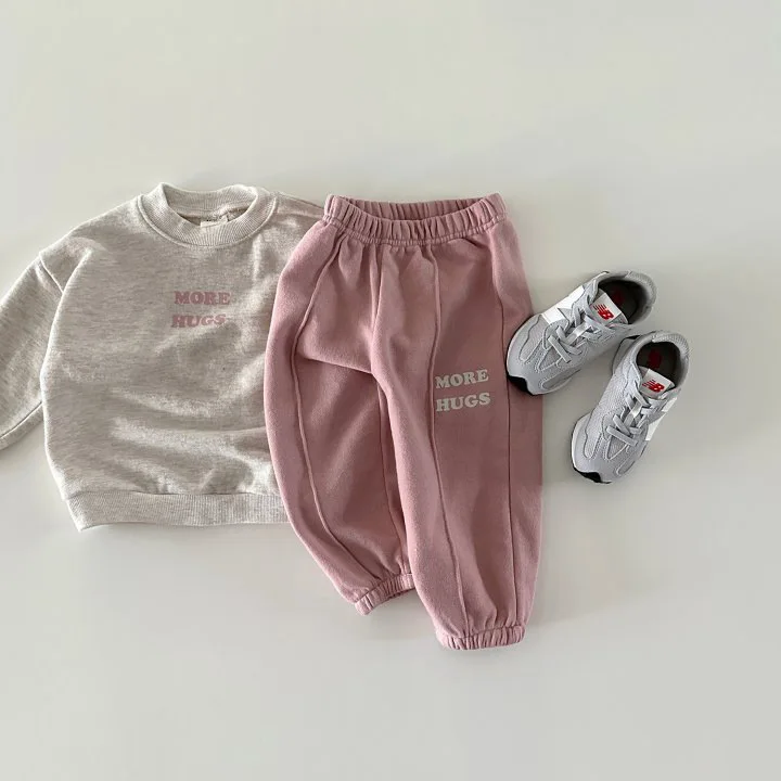 Toddler Outfits Baby Boy Tracksuit Cute Letter Print Sweatshirt And Pants 2pcs Sport Suit Autumn New Kids Girls Clothes Set