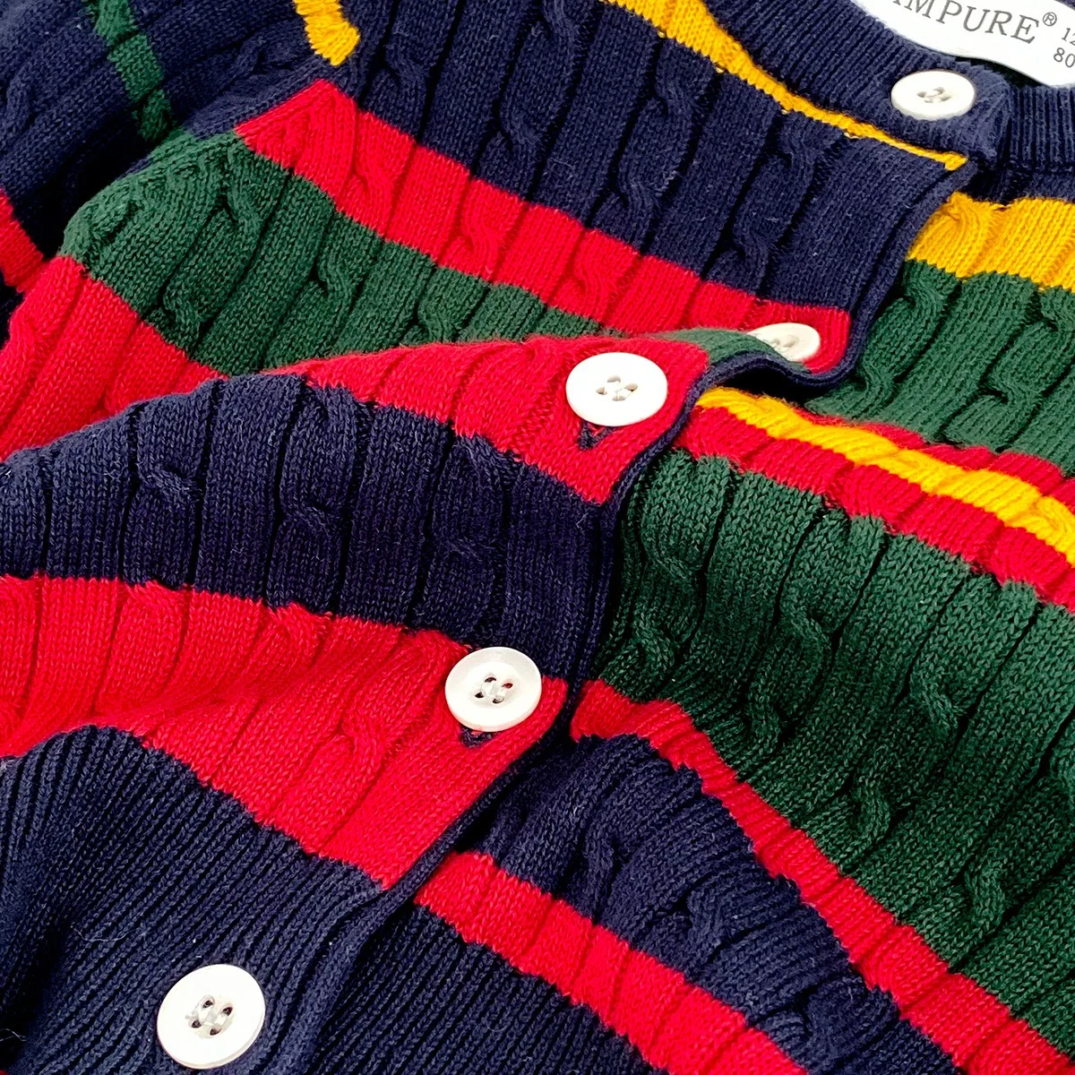 Ircomll Autumn Baby Girls Boys Sweaters Toddler Knitted Cardigan Kids Pure Cotton Knitting Tops Sweater Cardigan Jacket 1-6Y