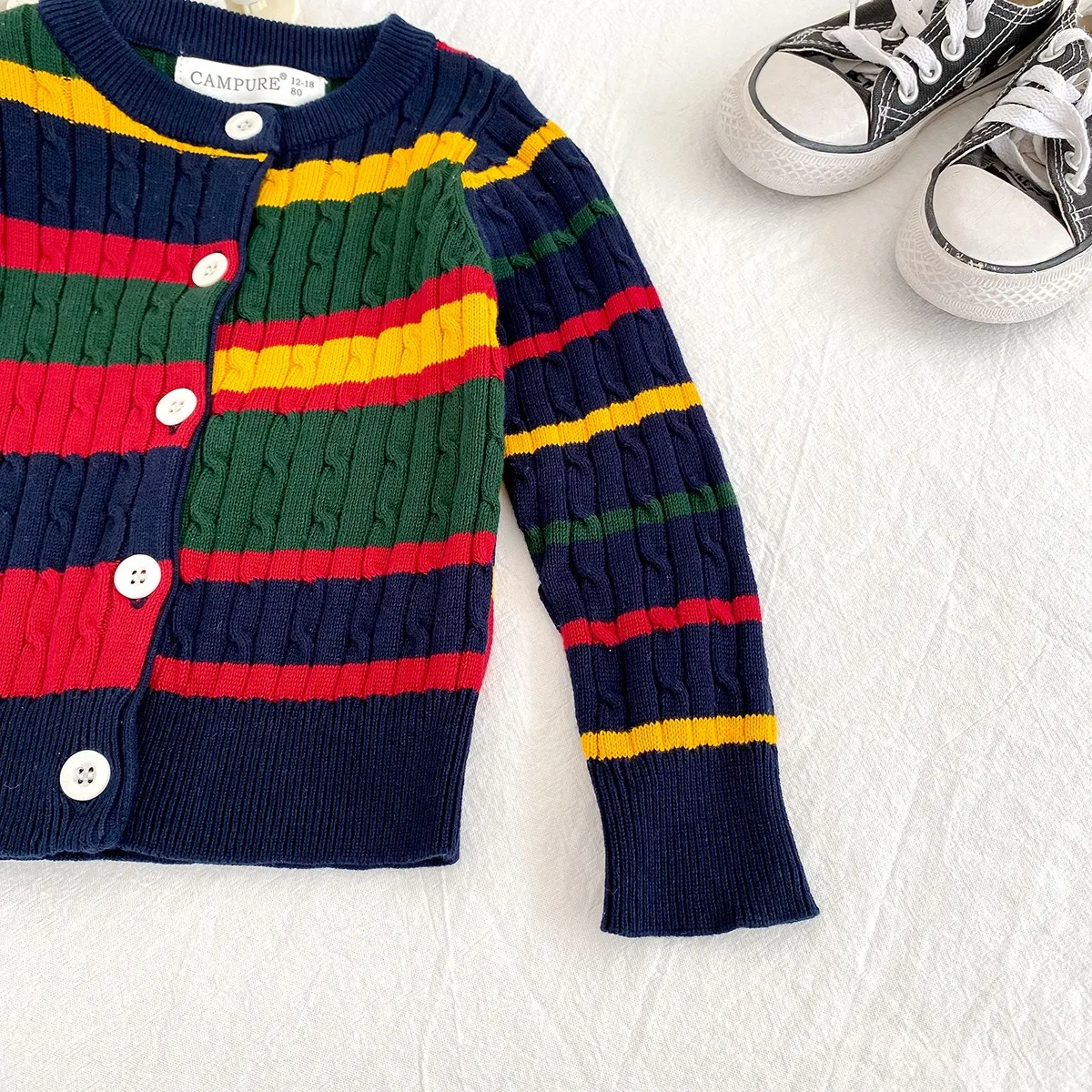 Ircomll Autumn Baby Girls Boys Sweaters Toddler Knitted Cardigan Kids Pure Cotton Knitting Tops Sweater Cardigan Jacket 1-6Y