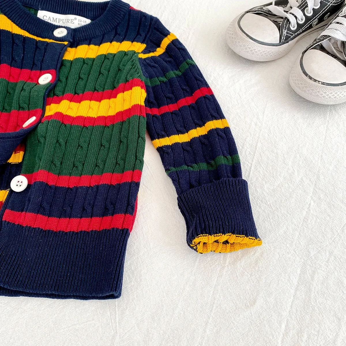 Ircomll Autumn Baby Girls Boys Sweaters Toddler Knitted Cardigan Kids Pure Cotton Knitting Tops Sweater Cardigan Jacket 1-6Y