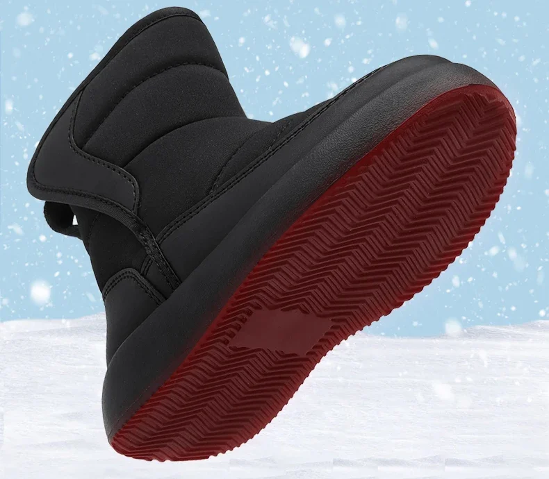 Winter Children's Snow Boots Shoes Plush Anti-Slip Casual Waterproof Thicken For Boys Girls Cotton Outdoor Kids Sneakers