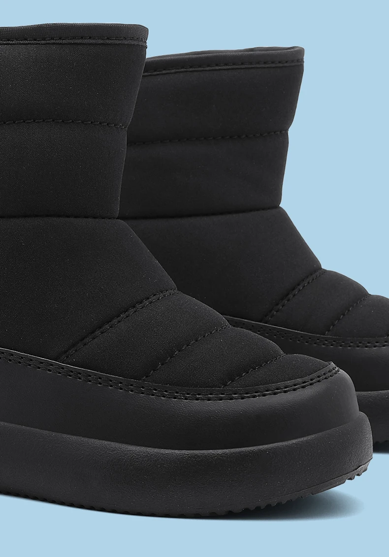 Winter Children's Snow Boots Shoes Plush Anti-Slip Casual Waterproof Thicken For Boys Girls Cotton Outdoor Kids Sneakers