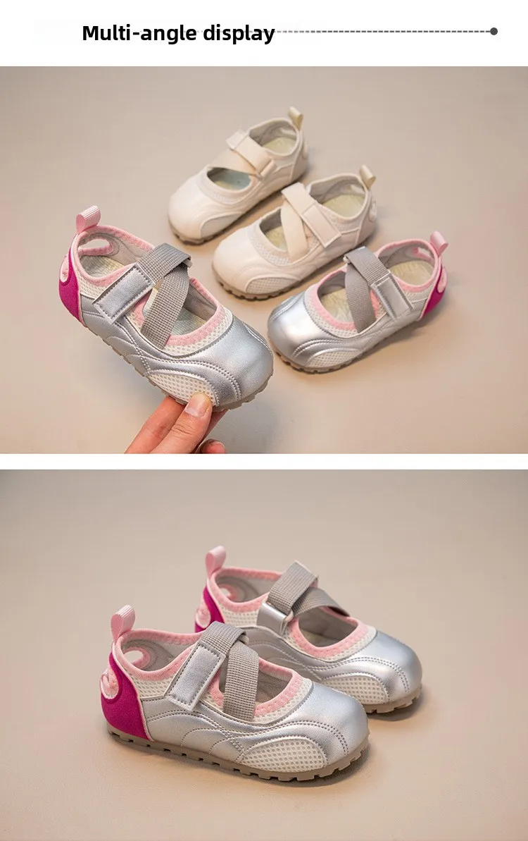 2026 Spring New Children Casual Shoes for Girls Non-Slip Breathable Casual Toddler Footwear Mary Jane Shoes for Girls Daily Wear