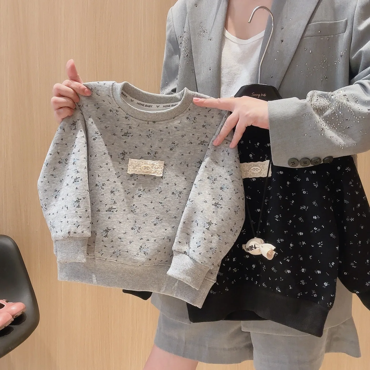 2pcs Toddler Kids Clothing Set Spring Autumn Girls Long Sleeve Top+Pants Hoodie Suits Vintage Casual Style Girls Clothes Outfit